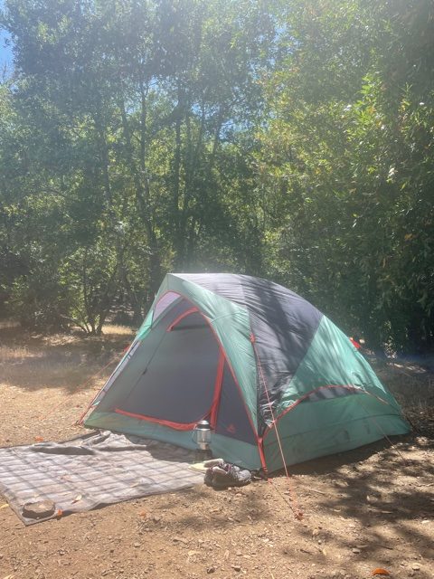 minimal tent camping