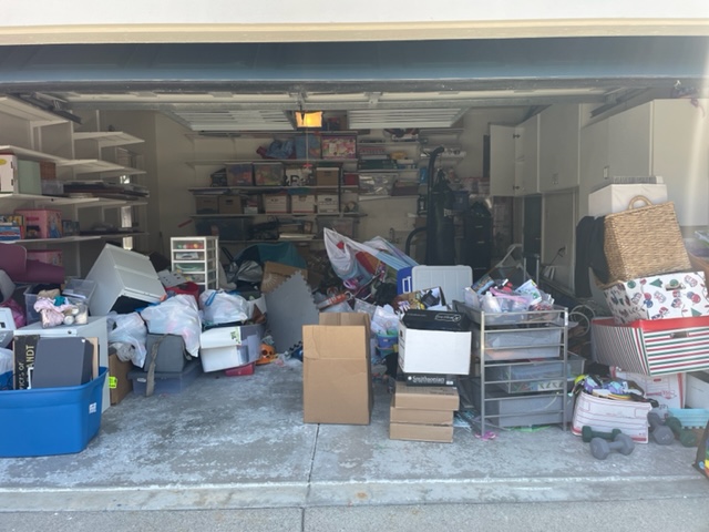 Client story:  A busy family’s cluttered garage is turned into a functional space.